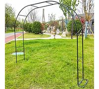 Garden Arch,Metal Garden Arches,Outdoor Patio Pergola Arbor,Lawn Party Wedding Rose Arch,for Various Climbing Plant Vines Flowers and Balloons,Available in a Variety of Sizes (Dark green 300x25x220cm)