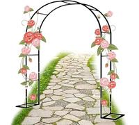 Garden Arch Metal Rose Arch for Climbing Plants Wedding Arbor