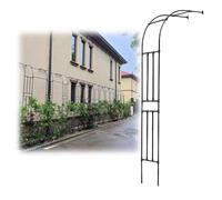 Garden Arch Metal Rose Trellis Sturdy 270cm High Arbor for Climbing Plants Available in Various Widths (60 300cm) 20mm Diameter Tubing Durable Outdoor Decoration