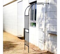 Garden Arch Metal Trellis for Climbing Plants Outdoor Patio Support Floral Garden s - Demi-side Design (150x240cm)