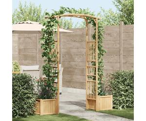 Garden Arch Natural Bamboo 177x40x205cm Indoor Outdoor Climbing Trellis RusticXL