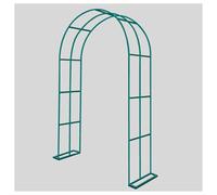 Garden Arch Pergola 137.79 Inches Stainless Steel Trellis for Climbing Plants Outdoor Décor for Lawn Parties Ceremonies & Weddings (Green 55.11 x 19.68 x)