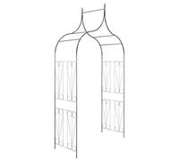 Garden Arch Spike Design Dark Green Climbing Plants Pergola Archway vidaXL