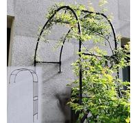 Garden Arch Steel Frame Plant Climbing Support for Vines and Climbers - Easy Assembly Flower Support Garden Tunnel