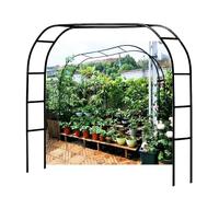 Garden Arch Trellis for Climbing Plants - 1.8m to 3m Adjustable Wedding Arch Rose Arbor Pergola for Indoor/Outdoor Use Extra Wide Garden Patio Archway for Vines and Roses