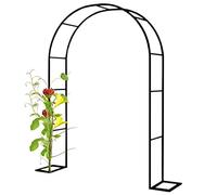Garden Arch Trellis for Climbing Plants, Metal Patio Arbor, Rust-Resistant Rose Arch, Outdoor Pergola, 180x220cm Garden Column, Perfect for Terraces and Gardens