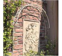 Garden Arch Trellis for Climbing Plants Metal Rose Arch for Vines WallMounted SemiCircular Garden Arbor Elegant Archway for Doors Windows and Entrances