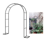 Garden Arch Trellis for Climbing Plants, Outdoor Steel Pergola Arbor, Perfect for Lawn Parties, Ceremonies, and Flower Garden Decoration
