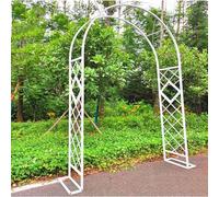 Garden Arch Trellis for Climbing Plants, Sturdy Outdoor Arbor for Pathways and Entrances