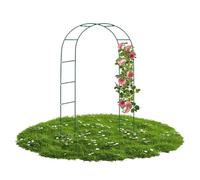 Garden Arch Trellis Metal Rose Arch for Garden Decoration Plant Support for Cucumbers Ideal for Weddings Birthdays & Romantic Evenings (Green 200cm x 230cm/6.6ft x 7.5ft)