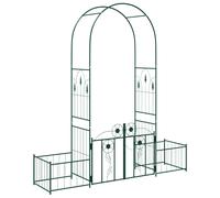 vidaXL Garden Arch with Lock Green 203 x 50 x 218 cm