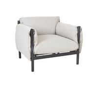 Garden Armchair ESPERIA Metal Grey