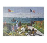 Garden At Sainte-Adresse By Claude Monet - Premium 500 pieces Puzzle - MyPuzzle special collection from Æpyornis