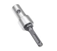 Garden Auger Drill Adapter Keyless Chuck SDS-Plus to 1/2-In(M13x15mm) Thread Round Shank for Hammer Chuck Fit Corded Cordless