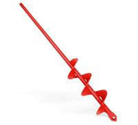Garden Auger Drill Bit - 40x420mm Red Spiral Planting Auger for Hex Driver Drill, Garden Post Hole Digger for Planting Bulbs Seedlings