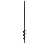 Garden Auger Drill Bit, 5 * 60cm Carbon Steel Auger Post Hole Digger, for clay, rocky soil, hard soil, sand, fertilizer, mortar mixture, etc