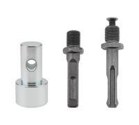 Garden Auger Power Drill Adapter for Con-nect 4 6 inch Earth Auger to 1/2 inch Electric Drill with SDS Plus Square Round Chuck