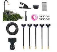Garden Auto Irrigation System - Outdoor Irrigation System | High Pressure Mister, 360 Degree Curved Adjustable Tool for Greenhouse, Farm, Home, Raised Beds