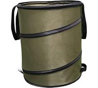Garden Bag Collapsible Garden Waste Bag Reusable Leaf Waste Bag Camping Popup Trash Can Heavy Duty Outdoor Tote Basket Gardening Container for Yard,10 Gallon, Garden Bag