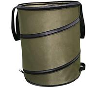 Garden Bag Collapsible Garden Waste Bag Reusable Leaf Waste Camping Popup Trash Can Heavy Duty Outdoor Tote Basket Gardening Container for Yard, 10 Gallon Outdoor Tote Basket