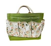 Garden Bag - Multi-Compartment Storage Organizer - Stylish Organizer Bag for Garden Tools | For Women Men Gardeners Outdoor Work Yard Lawn Gloves Tool