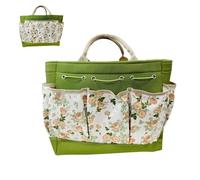 Garden Bag with Handle and Robust Storage Space, Fashionable Garden Tool Bag for Electricians, DIY, Garden, Yard, Patio, Work Gloves