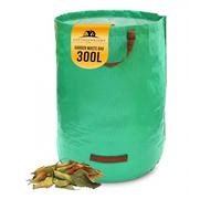 Garden Bags Heavy Duty with Handles - Reusable Garden Waste Bags Heavy Duty for Plant, Grass, Dirt, Leaves Collection, Waste Bags Reusable (Pack of 1, 300L)