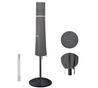 Garden Balsam Patio Umbrella Cover for 6ft to 9ft Patio Umbrellas, Fade Resistant, Waterproof and Durable Market Umbrella Cover with Zipper and Rod