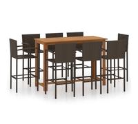 Garden Bar Set Bistro Furniture Outdoor Set Multi Colours 7/9 Piece vidaXL