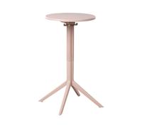 Beliani Garden Bar Table Legrena 60 Cm 60 Cm Beige