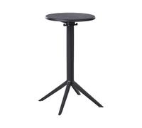 Garden Bar Table LEGRENA 60 cm 60 cm Black