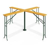 Garden Bar Table Quattro Wood 241x241x104cm