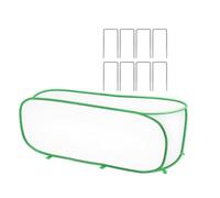 Garden Bed Cover Waterproof, 47.24x23.62x23.62inch Foldable Raised Bed Cover, With 8 Pieces Ground Stakes, Protecting Vegetables, Fruits, Flowers And Seedlings