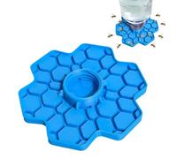 Garden Bee Waterer, Weatherproof Anti-Slip Animals, 15cm Bottle Filling Drinker with Safety Design for Park Backyard Terrace Farm Yard Flower Bed Daily Outdoor Nature Pollinator Support System