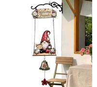 Garden Bell Vintage Farmhouse Welcome Decorations with Gnome Design