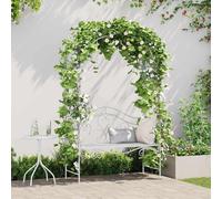 Garden Bench Antique 121 X 48 X 200 Cm Steel