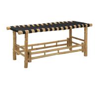 vidaXL Garden Bench 110 x 38 x 40 cm Bamboo Natural Rectangular