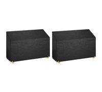 Garden Bench Covers Slipcover Furniture Cover 8 Eyelets Polyethylene vidaXL