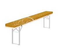 Garden Bench Cushion 2/3 Seater, 100/120/140160/180CM Bench Seat Pad Outdoor with Removable Cover & Non-Slip Straps, 3CM Thick Seat Cushions for Dining Bench Indoor,B 12,190x30x3cm