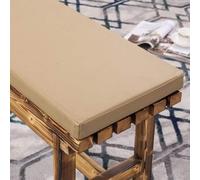 garden bench cushion 31x12x2inch This artificial leather bench mat is filled with high-density resilient sponge and features a zipper. It is suitable for use on balconies, swings, bay window