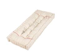 Garden Bench Cushion Red Dragonfly Print 100% Cotton 2 Seater Seat Pad | Machine Washable, 100% Cotton, Recycled Polyester Fibre Filling, Bench Cushion, Seat Pad, Insect Print