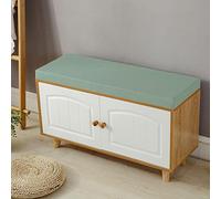 Garden Bench Cushion, Thick 2-3 Seat Soft Patio Cushion for Swing, Sofa, Indoor & Outdoor Use, 150 x 45 x 5 cm, Green, Comfortable Seat Pad for Long Benches