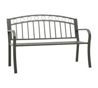 Garden Bench Outdoor Bench Seat Patio Park Balcony Bench Chair Steel vidaXL