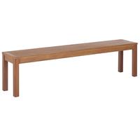 Beliani Bench Wood 170 Cm Light Wood Monsano