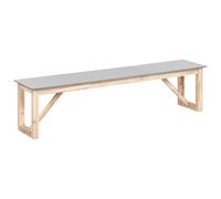 Garden Bench NOTTERI 180 cm Concrete Grey