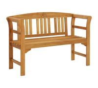 vidaXL Solid Acacia Wood Garden Bench Wooden Outdoor Terrance Seating Chair