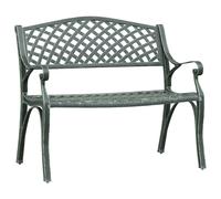 Garden Bench Outdoor Bench Seat Patio Park Bench Chair Cast Aluminium vidaXL