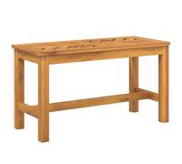 Garden Bench Outdoor Bench Seat Wooden Bench Patio Solid Wood Acacia vidaXL