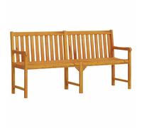 vidaXL Outdoor Dining Bench – Garden Bench 180 x 55.5 x 90 cm, Solid Acacia Wood, Brown