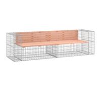 Garden Bench Outdoor Park Bench Gabion Design Impregnated Wood Pine vidaXL